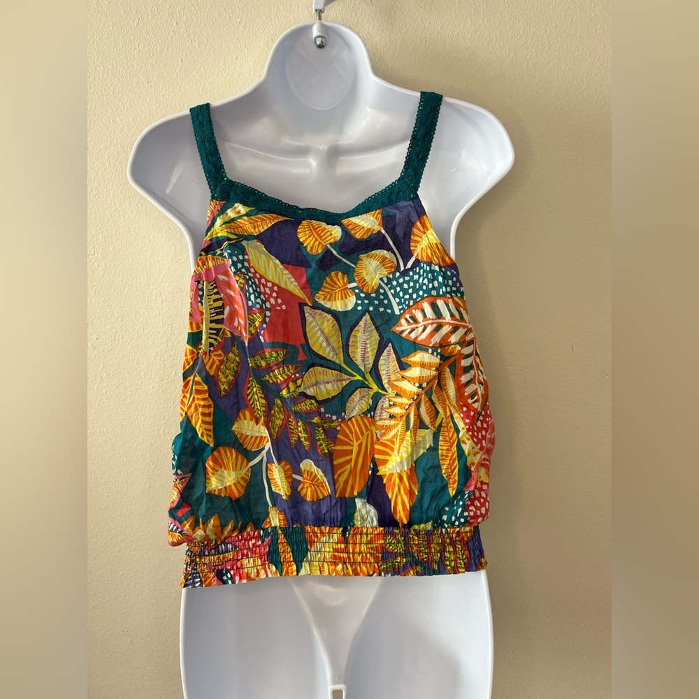 Cynthia Rowley Crochet Tropical Coastal Tank Top size M, NWOT! - Picture 2 of 4